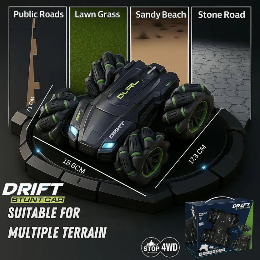 GRAPHENE 4X4 Remote Control Drift Stunt Car 4WD Racing