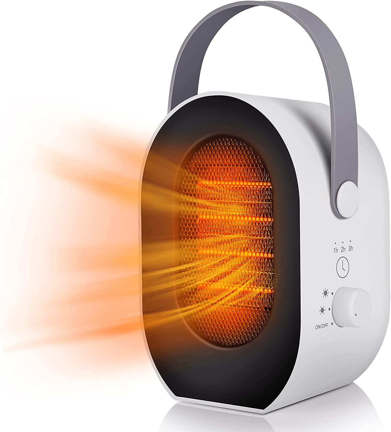 2025 New Hot Selling Portable Room Electric Fan Heater Plug in Electric Mini Fan Heater Space Heaters for Winter